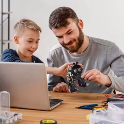 ESP32 Bionic Biped Robot Kit Compatible With Arduino STEM Coding Toy for Kids Ages 8-16