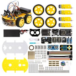 ESP32 WiFi Multifunction 4WD Robot Car Kit with WiFi APP control